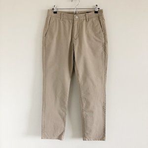 Bonobos Slim Fit Khaki Pants 30 Tan Cotton Blend